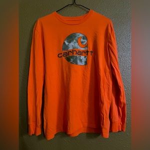 Boys Carhartt Long Sleeve T-Shirt